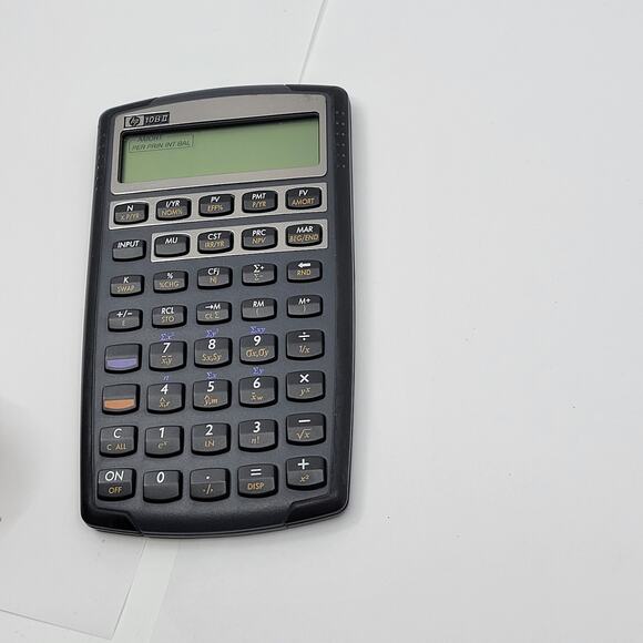 HP Hewlett Packard HP 10bII Financial Calculator With Batteries and Case - Picture 9 of 10